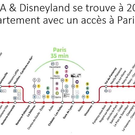 Cosy Appartement Near Disneyland & Paris 考普瓦利 外观 照片
